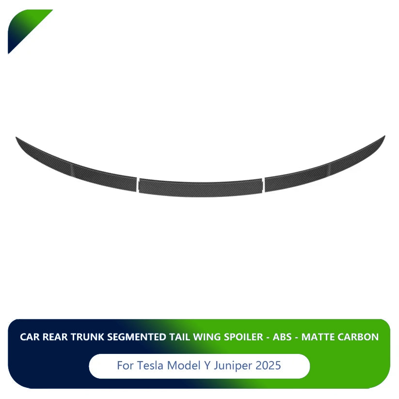 Rear Trunk Spoiler For Tesla Model Y Juniper - Exterior Tail Wing