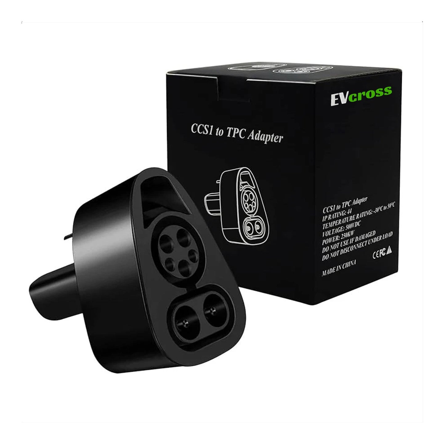 Charging Adapter — CCS1 Compatible with Tesla Model 3/Y/S/X | Fast 250 kW DC Charging